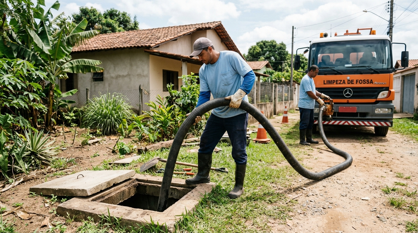 Desentupimento de Fossa em Campo Grande‑MS