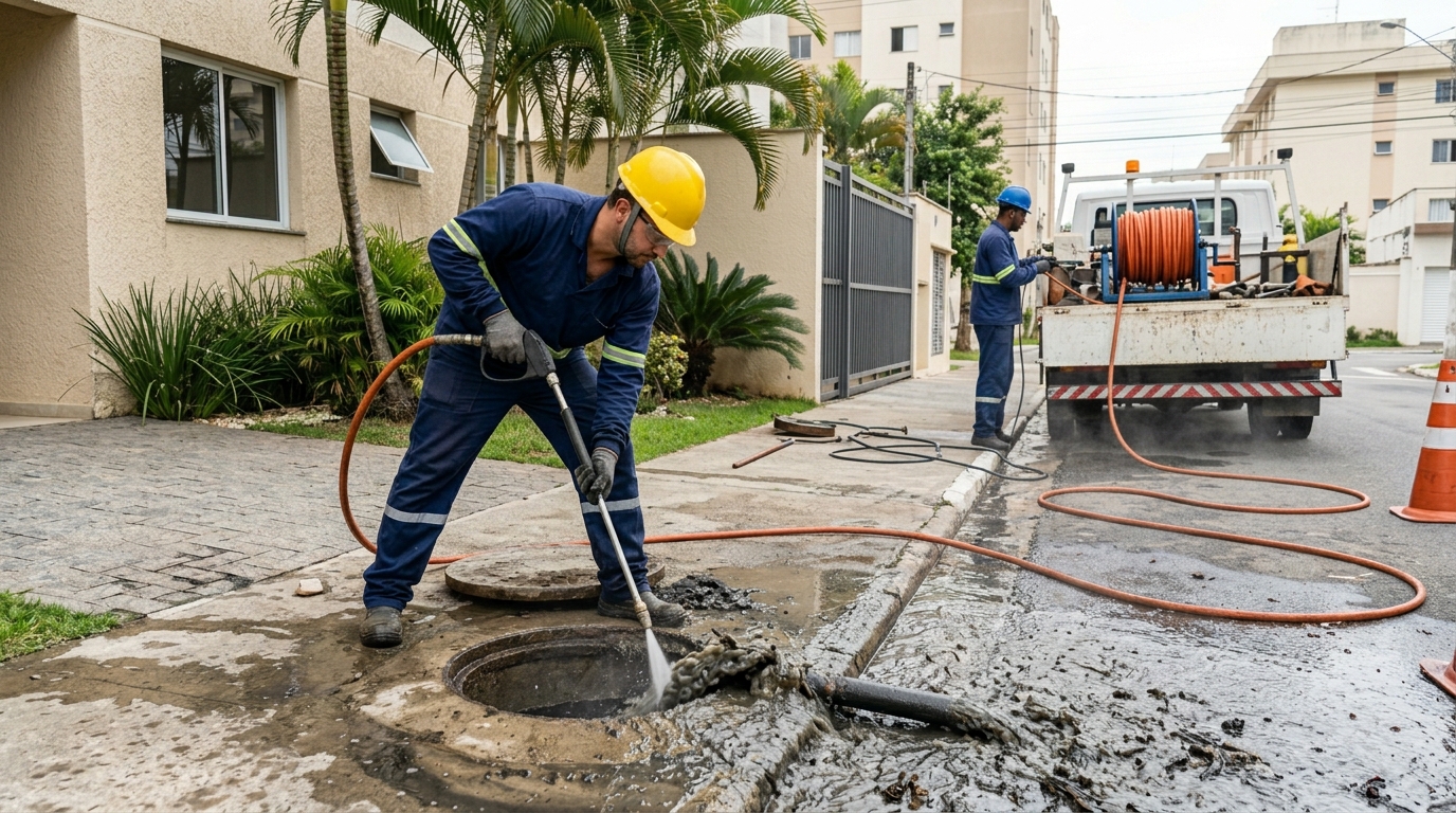 Hidrojateamento Industrial em Campo Grande‑MS