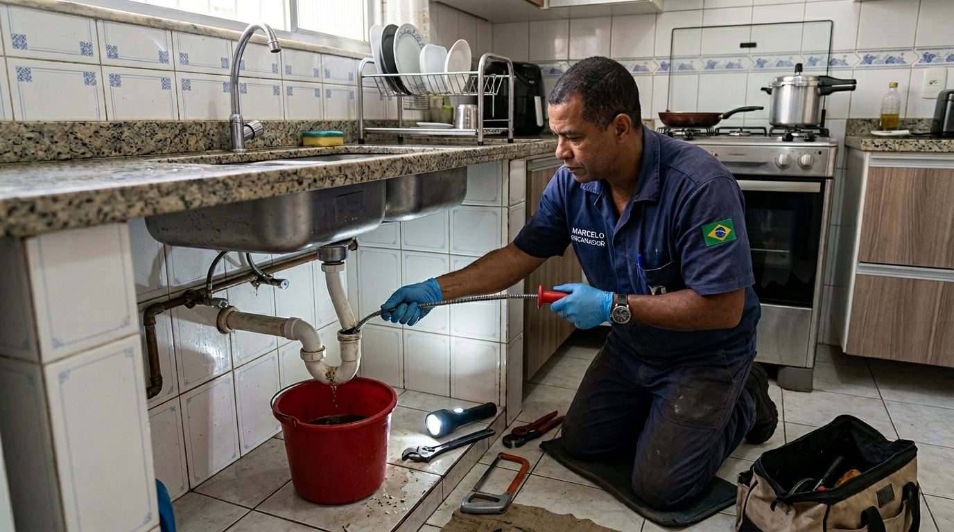 Limpeza de Canos com Equipamento em Campo Grande‑MS