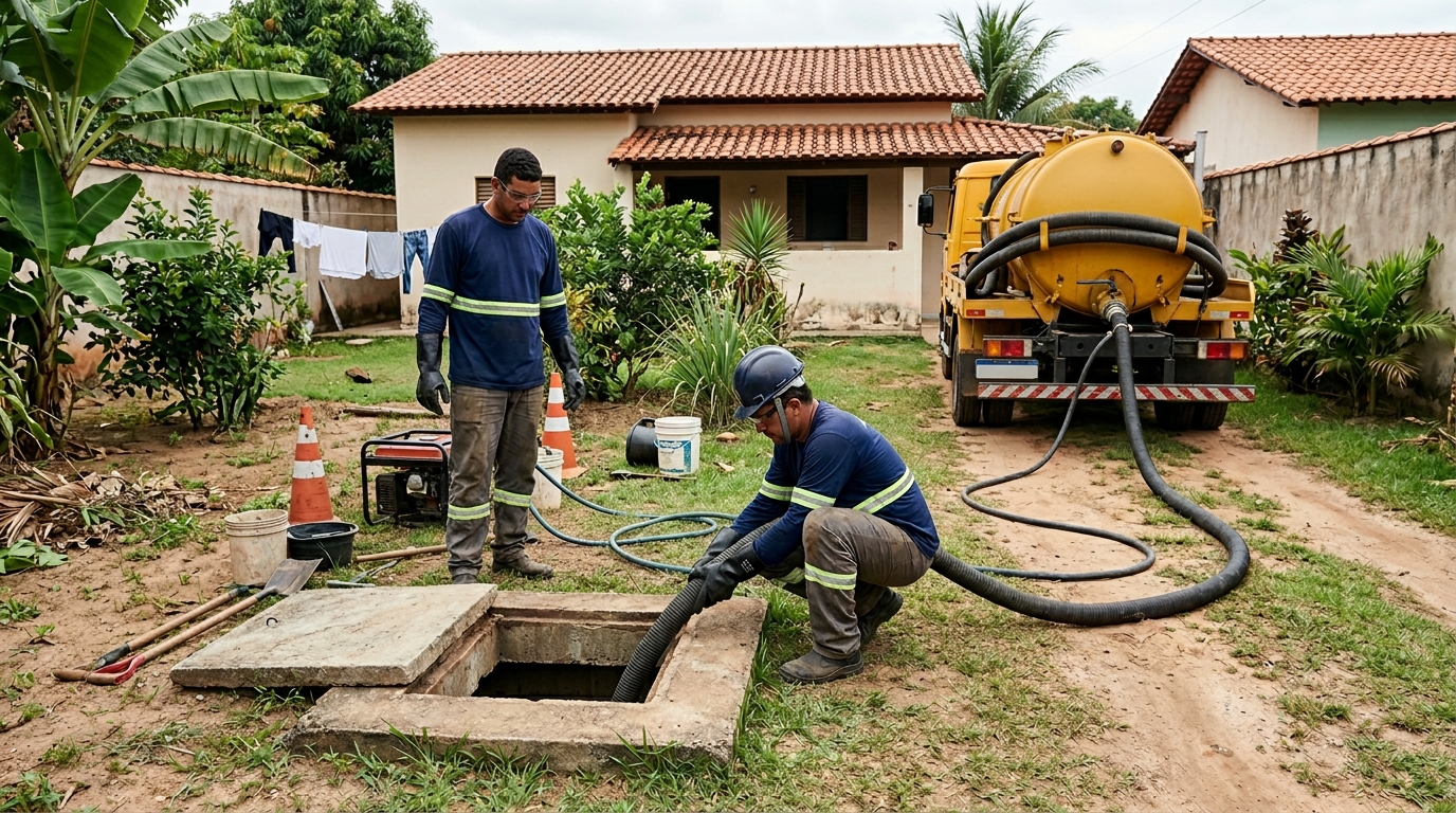 Limpeza de Fossa em Campo Grande‑MS