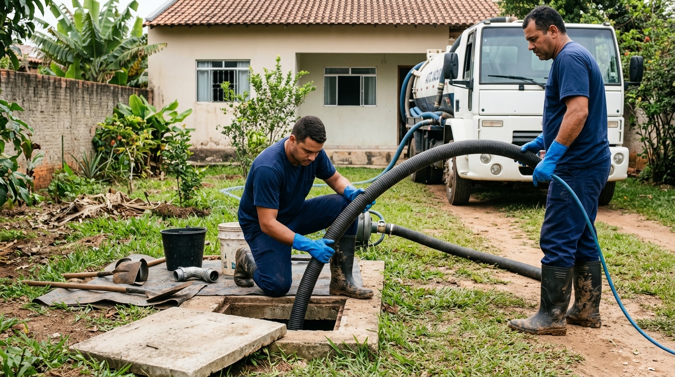 Sucção de Fossa em Campo Grande‑MS